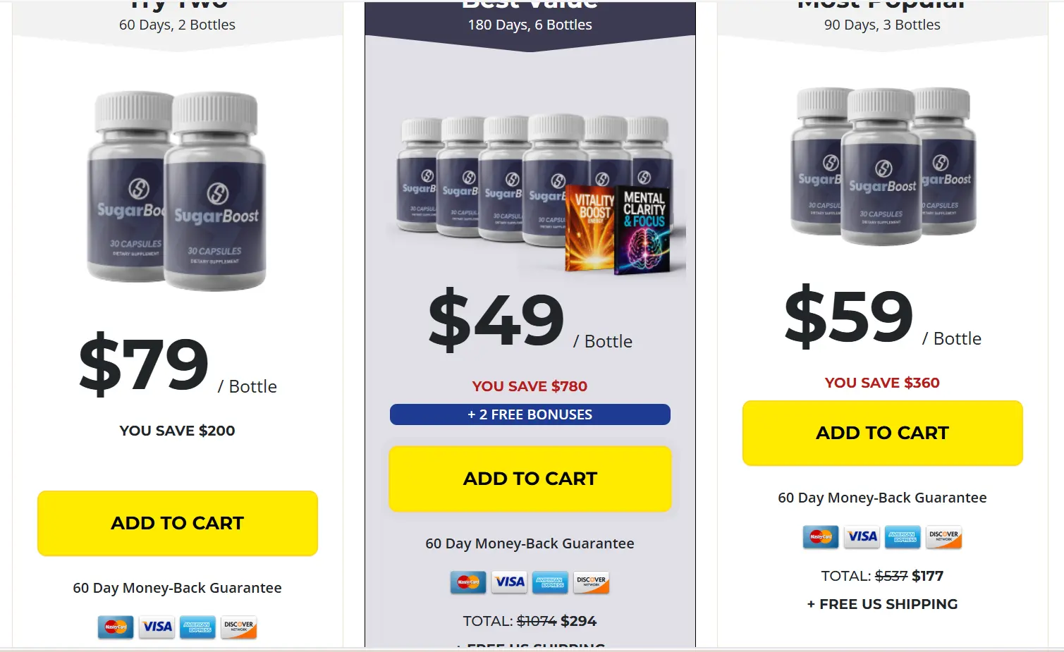 sugarboost natural blood sugar support pricing banner